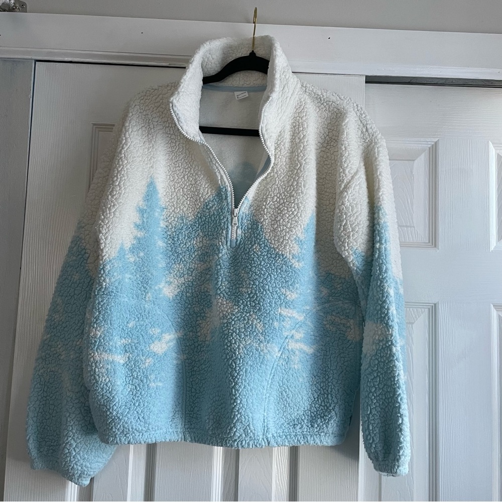 Gilly hicks 1/4 zip Sherpa